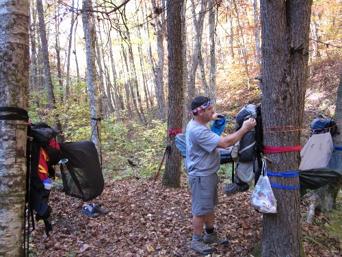 Campsite at Cody Gap