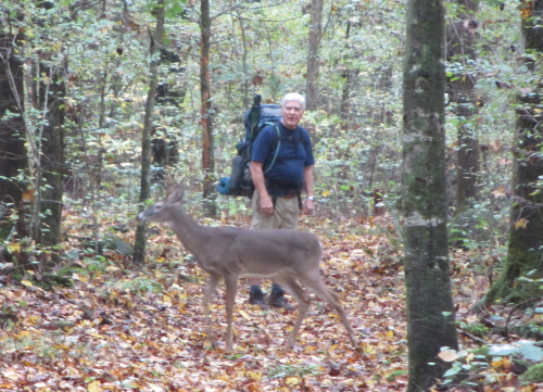 Dad and a young buck