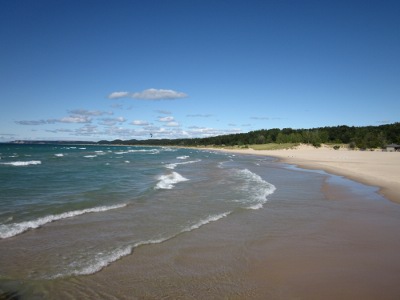 Pentwater shoreline