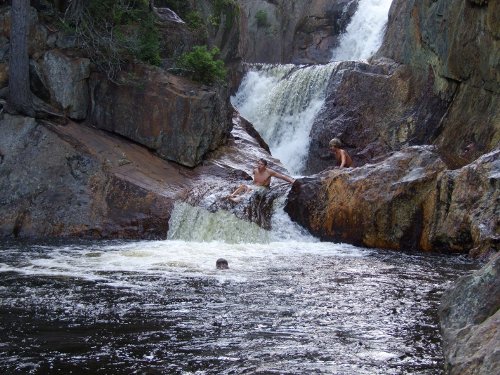 Riding Small's Falls