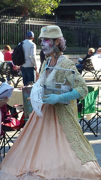 Woman in costume