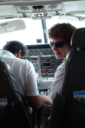 Kathy gets to enjoy playing copilot again